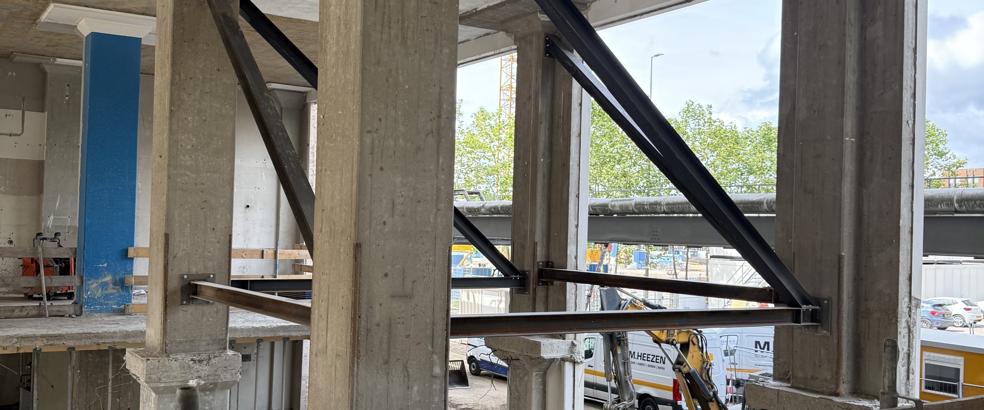 Betonreparatie plafond Eindhoven